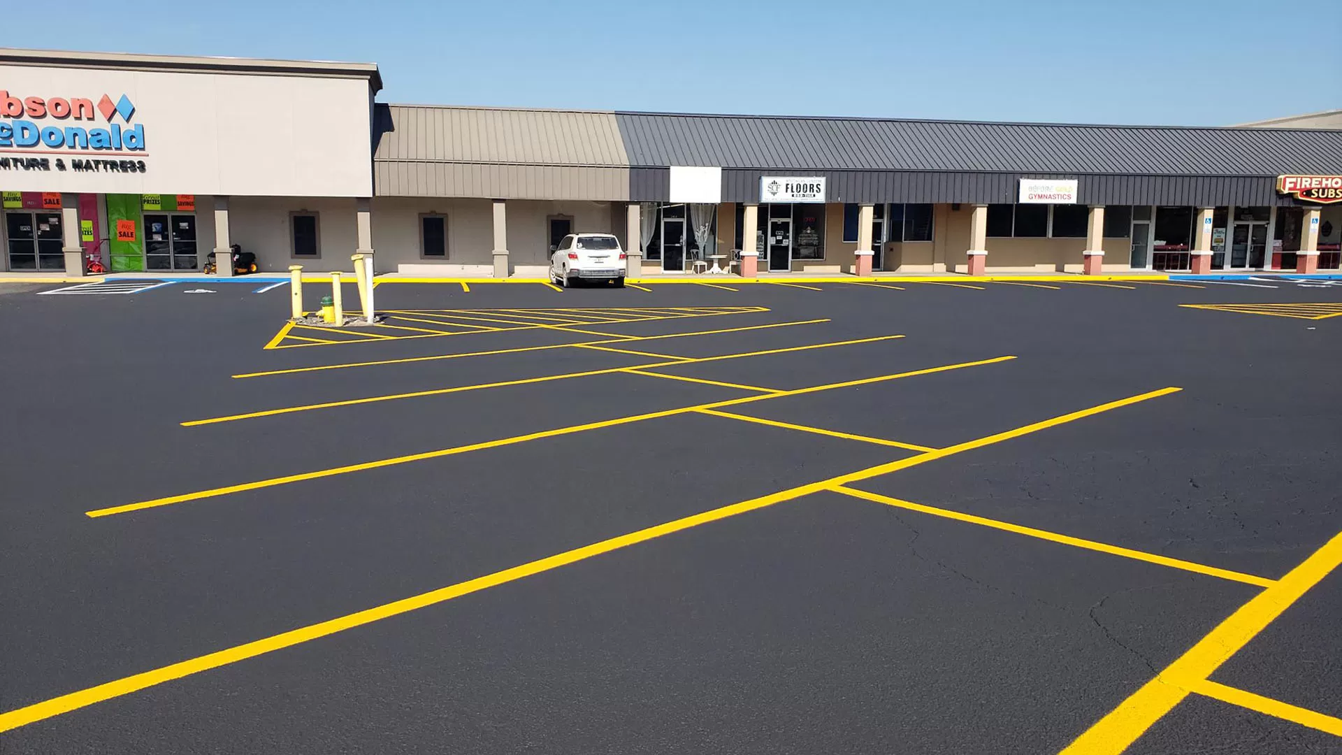 Greater Jacksonville FL line striping contractors