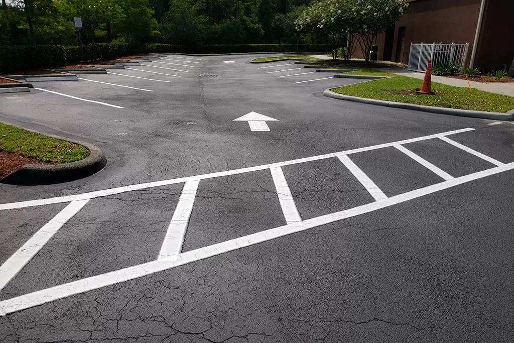 Parking Lot Signage And Wheel Stops Jacksonville Fl