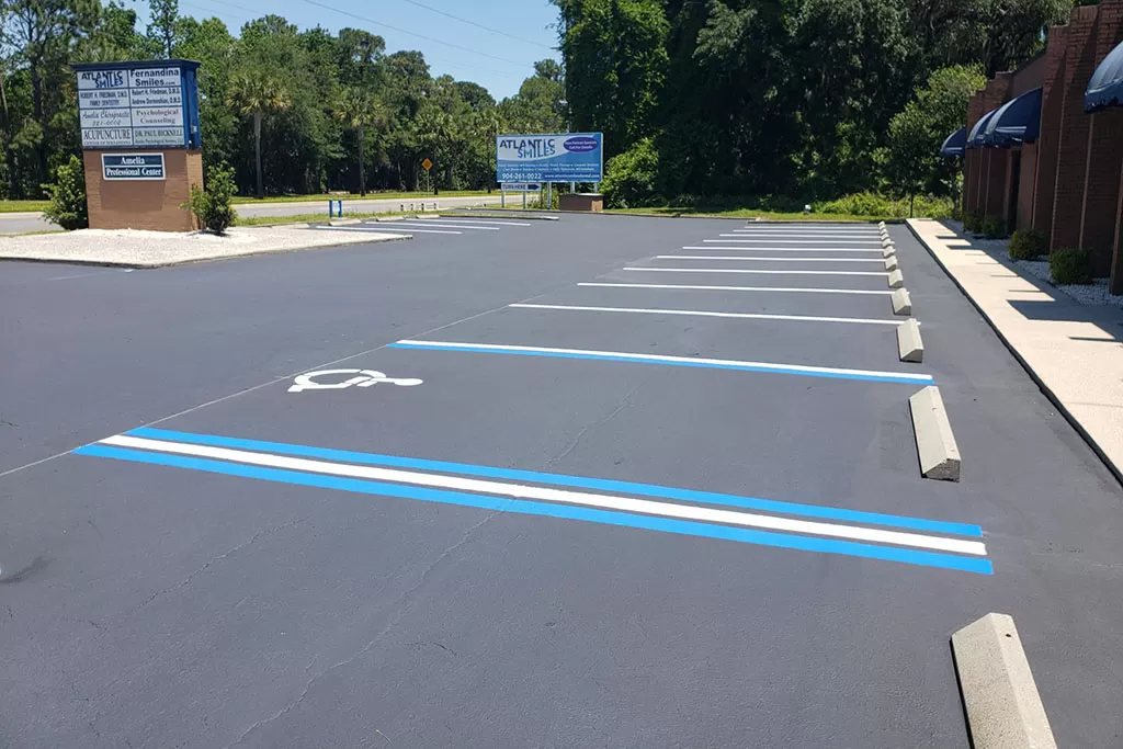 Parking Lot Striping And Wheel Stops Contractor